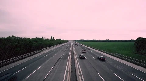 Highway traffic Video stock 49692212