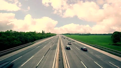 Highway traffic Stock Footage 49711811