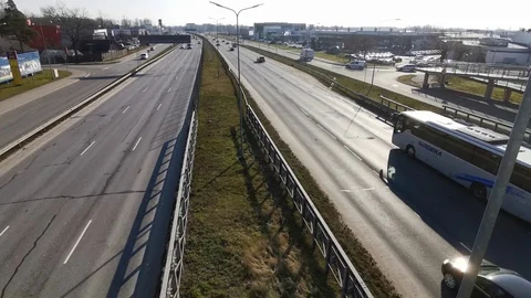 Highway Traffic Stock Footage 125974879