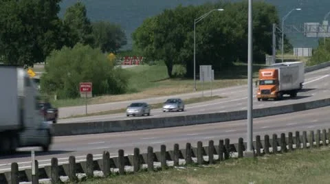 Highway Traffic HD 07 Stock Footage 11540929