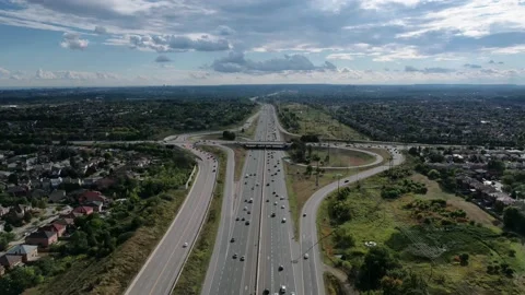 Highway traffic hyper-lapse Stock Footage 218330378