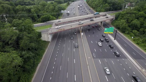 Highway Traffic Infrastructure Washington DC Metro 02 Stock Footage 242467388
