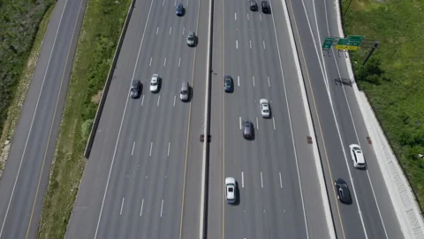 Highway Traffic Infrastructure Washington DC Metro 06 Video stock 242467784