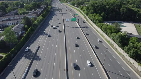 Highway Traffic Infrastructure Washington DC Metro 12 Video stock 242623733
