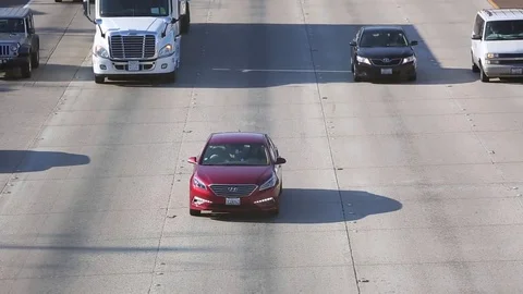 Highway Traffic Moving Stock Footage 79426404