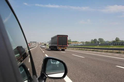 Highway traffic Stock Photos