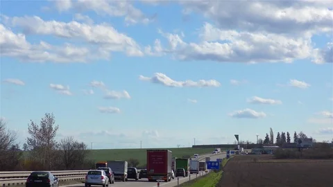 Highway traffic realtime Stock Footage 70172830