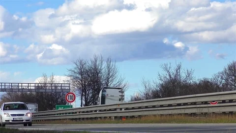 Highway traffic realtime Stock Footage 70180039