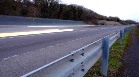 Highway traffic time lapse Stock Footage 68924389