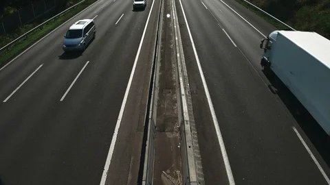 Highway Traffic Time lapse Stock Footage 90789191