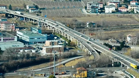 Highway traffic time lapse Video stock 274035231
