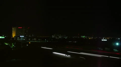 Highway Traffic Timelapse Stock Footage 68595407