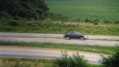 Highway Traffic Timelapse Stock Footage 78200703