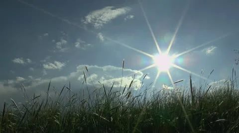 Highway Truck Sun Star Stock Footage