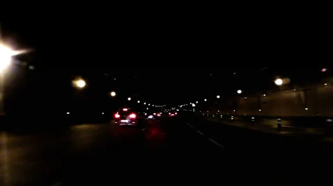 Highway Tunnel 02 Stock Footage 38730081