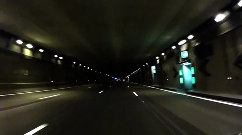 Highway Tunnel 03 Stock Footage 38755632