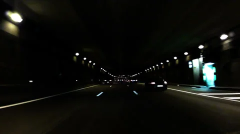 Highway Tunnel 04 Stock Footage 38767987