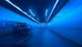 highway tunnel at night, timelapse HD Footage