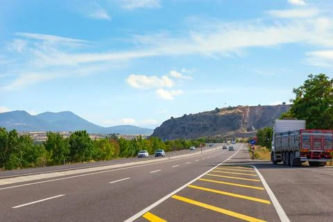 Highway in Turkey Stock Photos