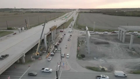 Highway under construction Stock-Footage 165961984