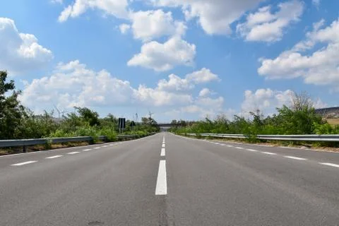 Highway under the sky Stock Photos