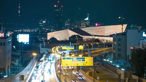 Highway Vienna - Timelapse in 4K Stock Footage 145808836