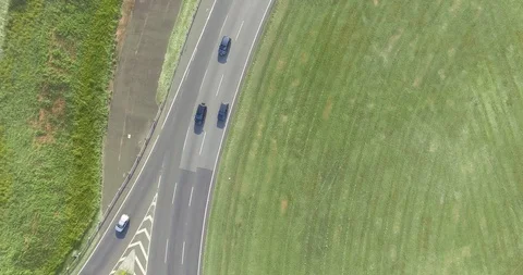 Highway view from above Stock Footage 106854747