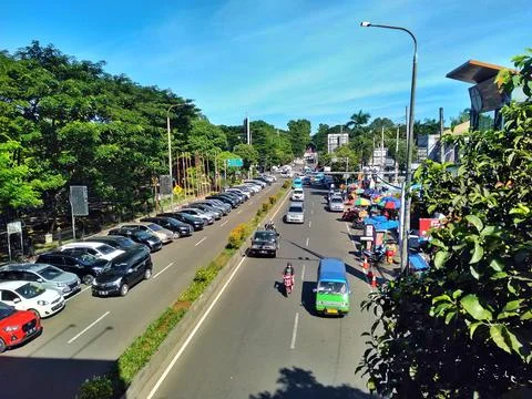 Highway view, taken from above Stock Photos