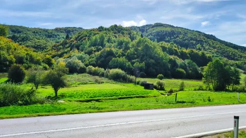 Highway View of the Valley 库存影片 297335219