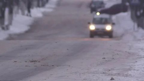 Highway in the winter 스톡 동영상 72246642