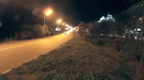 Highway within the city Stock Footage 55748513