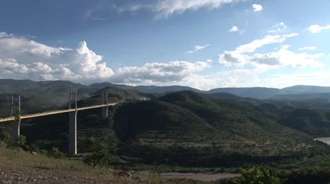 Highwaybridge in Mexico Vídeo Stock 7756733