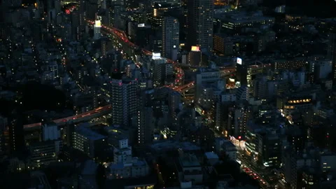 Highways and Buildings Vídeo Stock 332787305