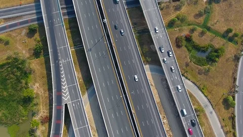 Highways in Bangkok. Stock Footage 75995562