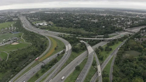 Highways in connection.4K Stock Footage 174290013