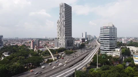 Highways in Jakarta Stock Footage 171149795