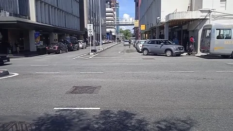 Highways Look Normal in Brunei City Center, Bandar Seri Begawan Vídeos de archivo 307315807