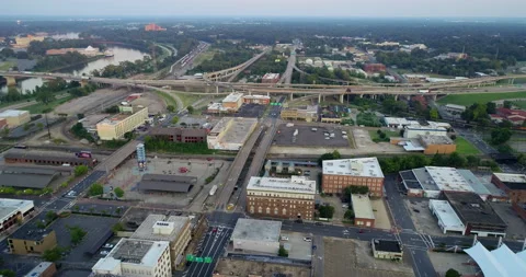 Highways running through Shreveport Stock Footage 150257501