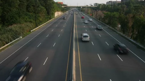HighwayTraffic Stock Footage 7137947