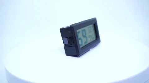Higrometer air humidity meter Stock Footage 218827404