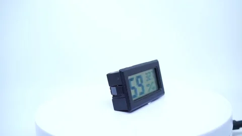 Higrometer air humidity meter Stock Footage 218832999