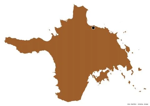 Hiiu, county of Estonia, on white. Pattern Stock Illustration