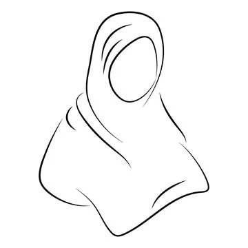 Hijab vector illustration design Stock Illustration
