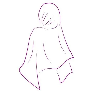 Hijab vector illustration design Stock Illustration
