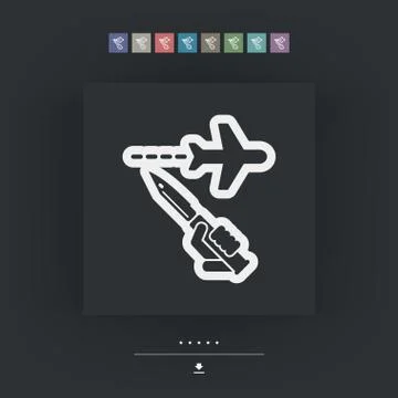 Hijacking aerial Иллюстрация