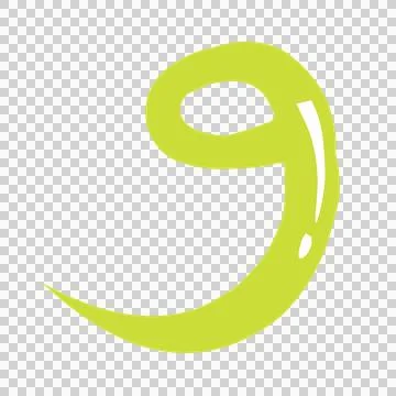 Hijaiyah arabic letter Stock Illustration