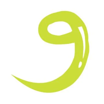 Hijaiyah arabic letter Stock Illustration