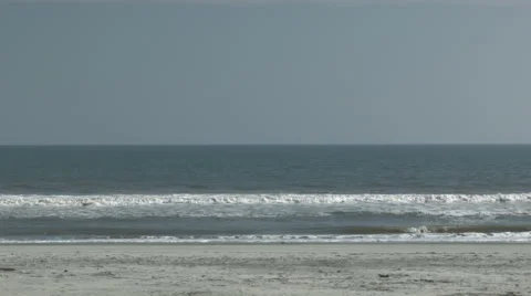 Hike on the Beach Stock Footage 54758182