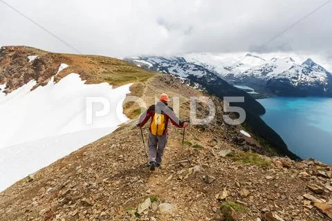Hike in Canada Stock Photos