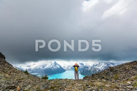 Hike in Canada Stock Photos